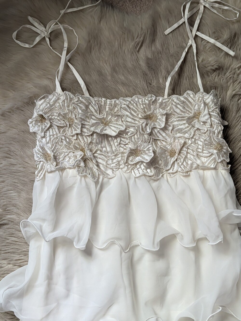 NWOT Show Me Your Mumu Gabriella Dress in White Enchanted Embellishment - Picture 6 of 14